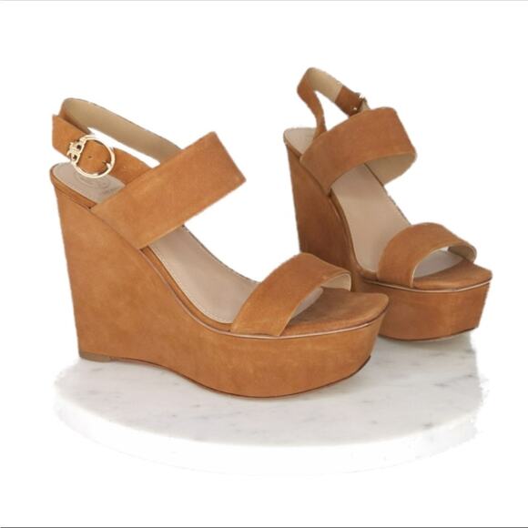 TORY BURCH Loretta Platform Wedge 7.5 - Picture 1 of 8